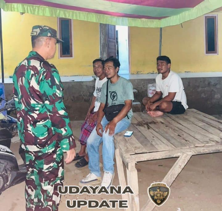 Pelda Anwar Pimpin Apel dan Patroli Siskamling di Kecamatan Woha, Belo, dan Palibelo