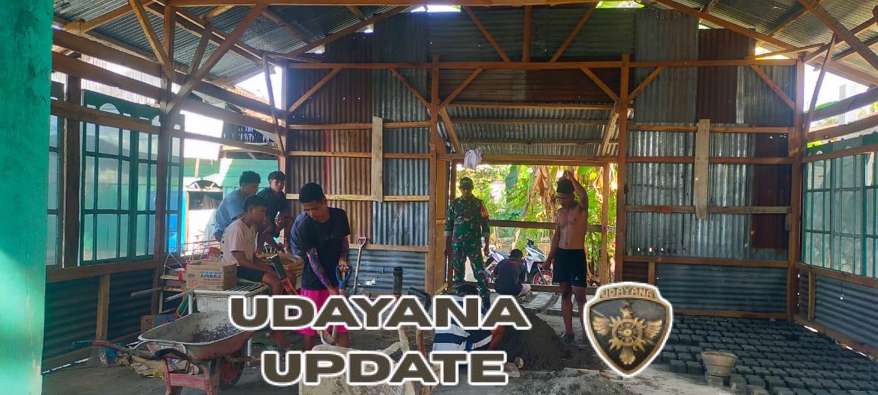 Babinsa Ramil 1602-01/Ende Tingkatkan Komsos dan Monitoring Wilayah di Desa Raporendu