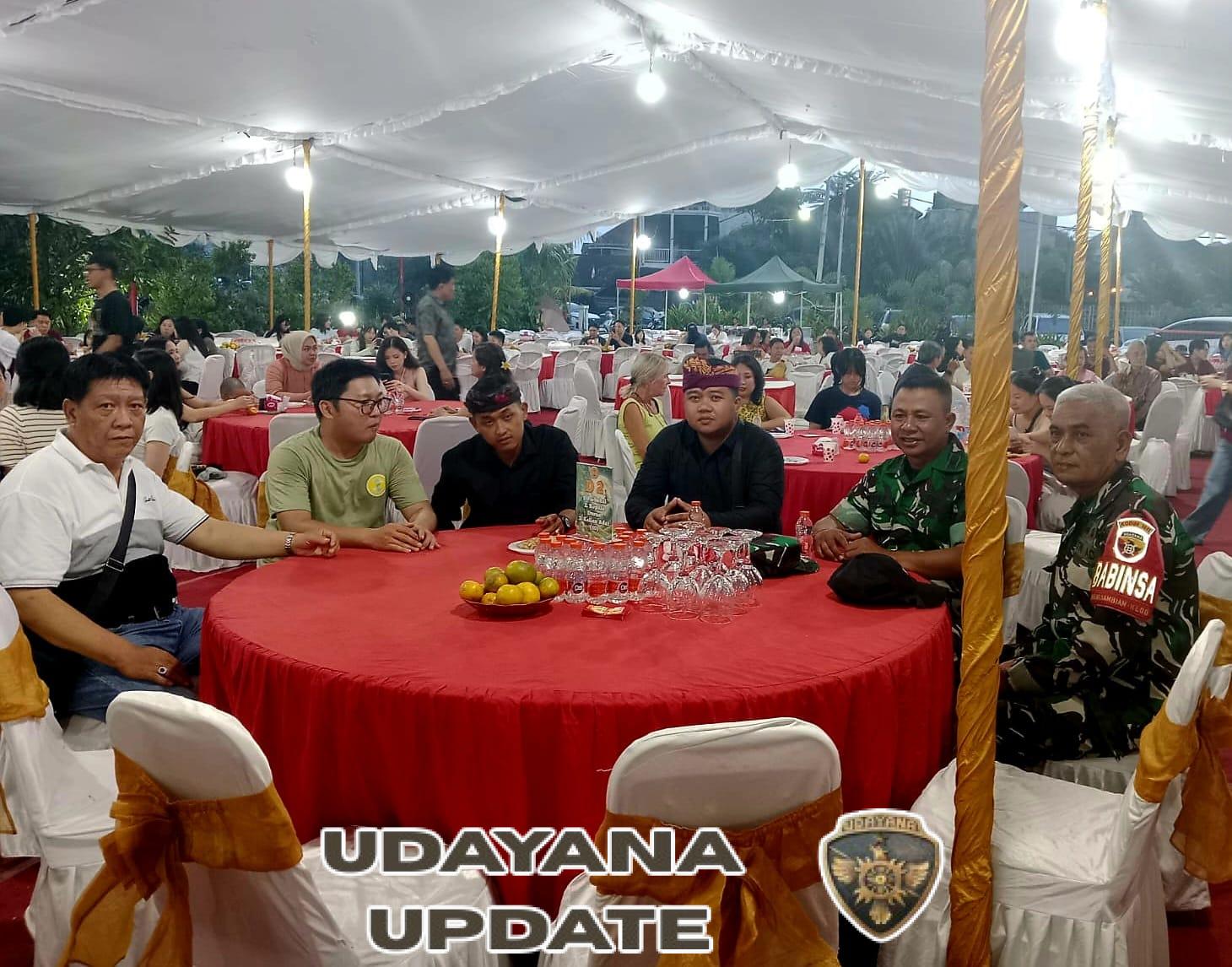 Danramil 1611-07/Denbar Hadiri Mooncake Festival di Sekretariat Pakabar Bali