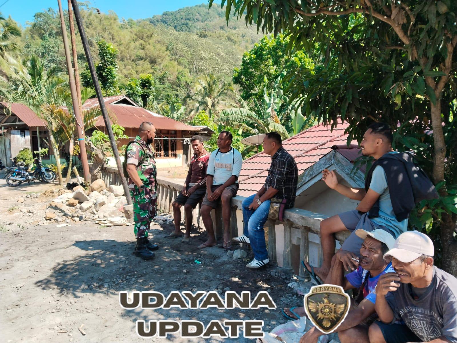 Babinsa Koramil 03/Detusoko Intensifkan Komsos dan Pemantauan di Desa Dile