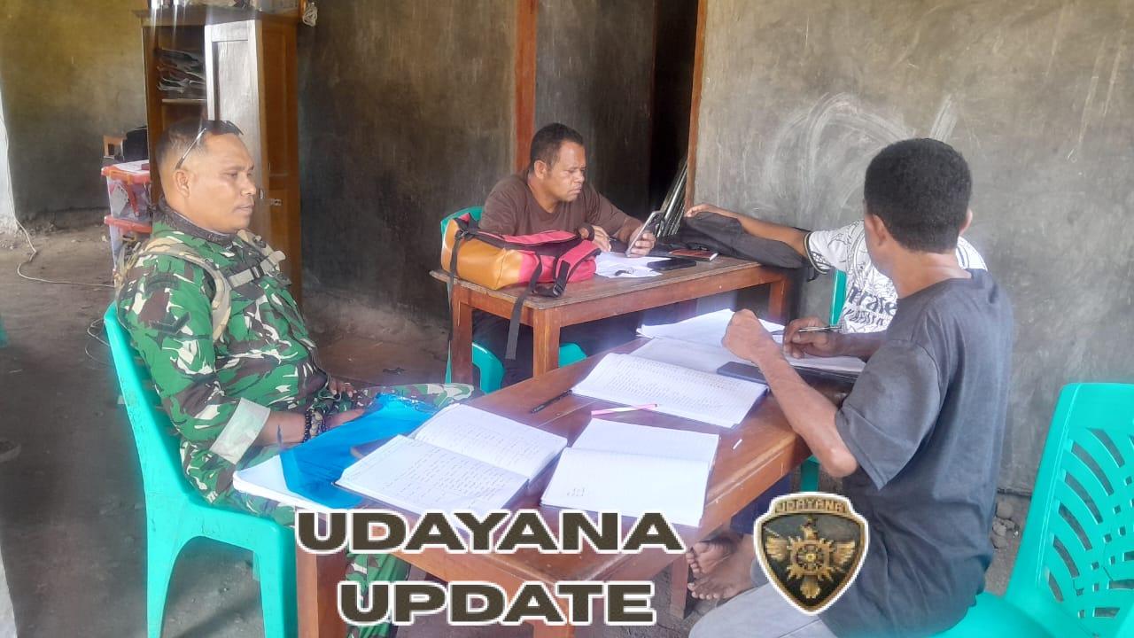 Babinsa Koramil 1624-06/Wulanggitang Laksanakan Monitoring Wilayah dan Komsos di Desa Bokang