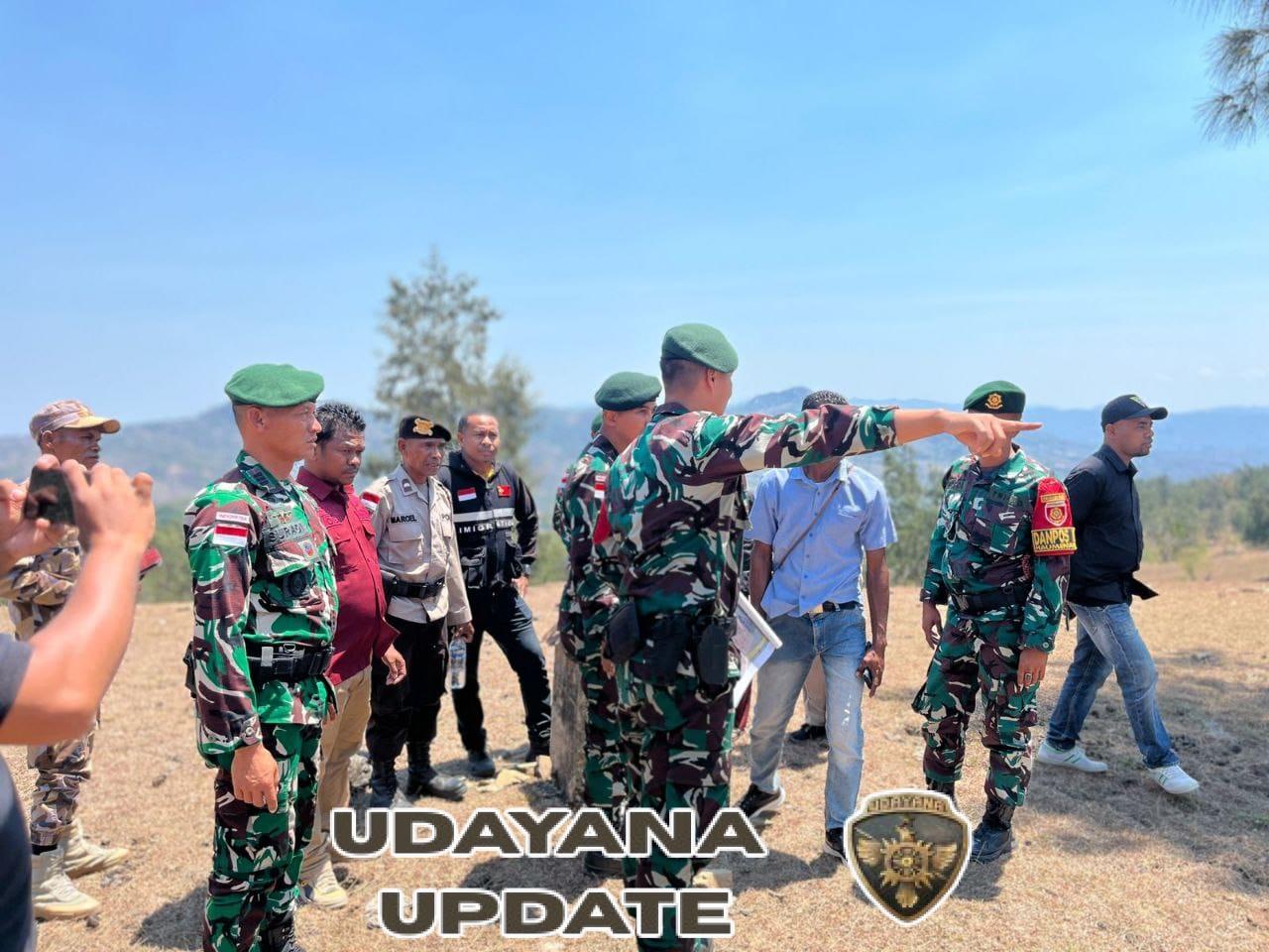 Bertolak ke Perbatasan, Dansatgas Pamtas RI-RDTL Sektor Barat Meninjau Kondisi Wilayah Patok Perbatasan Haumeniana