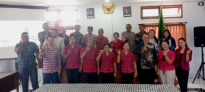 Babinsa Desa Bunutin Dukung Suksesnya Sosialisasi Pokja Kampung KB dari Dinas PMDPPKB Bangli