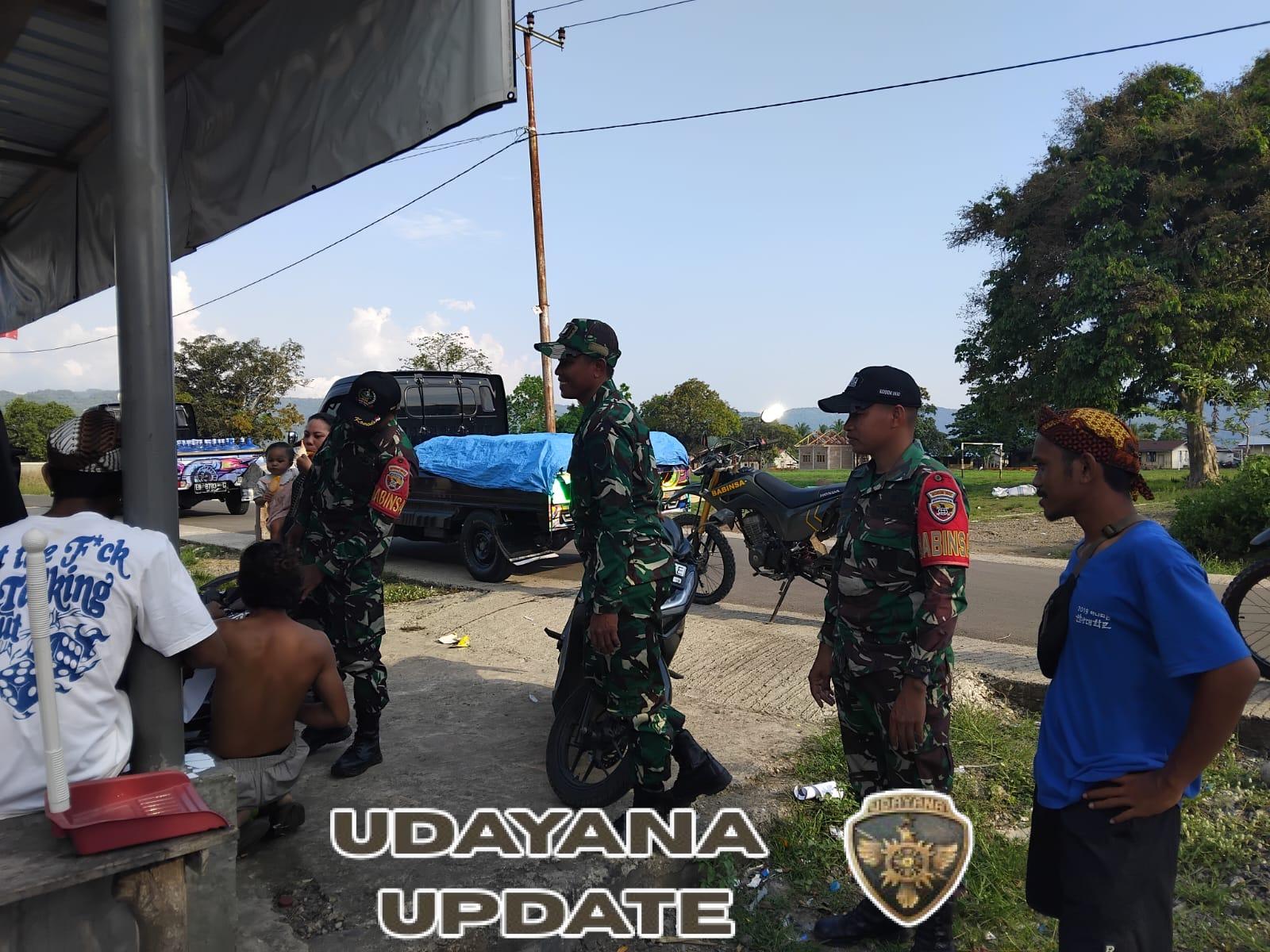 Sinar Siang Labuan Bajo Dijaga Ketat, Babinsa Komodo Patroli dan Edukasi Warga Jaga Keamanan Bersama