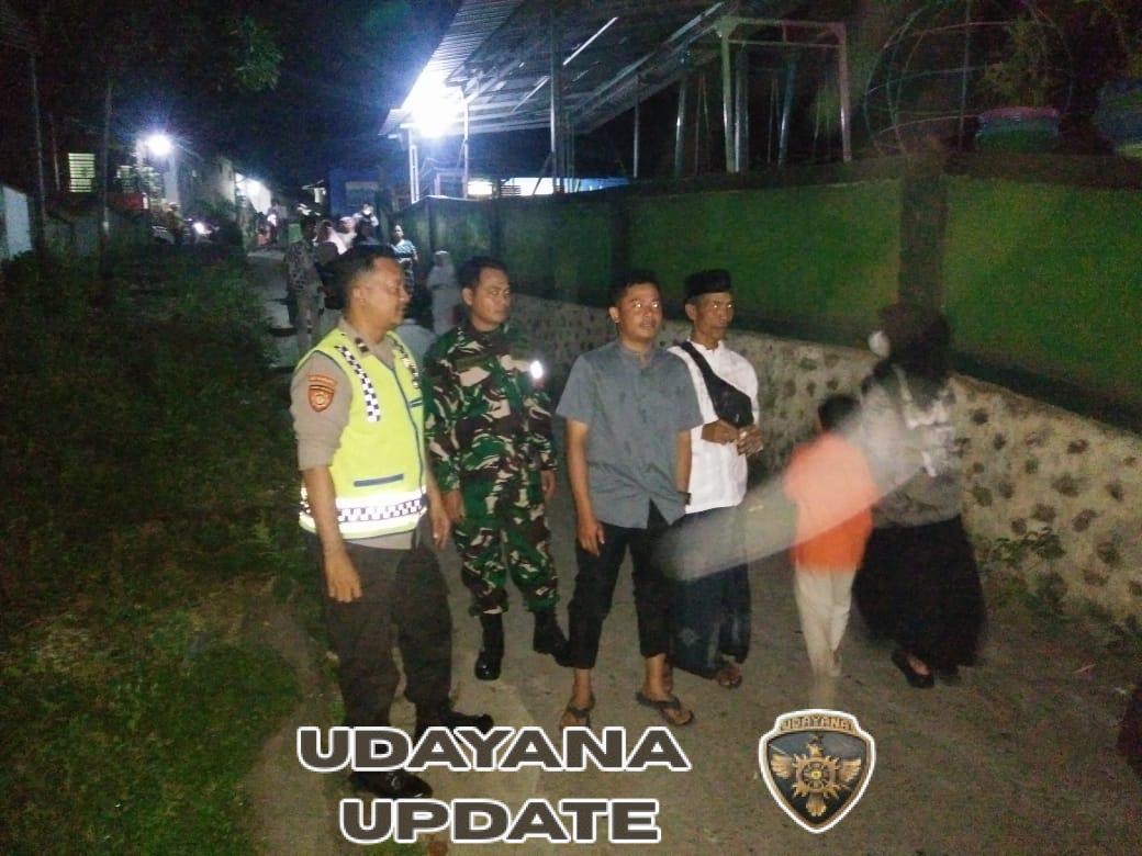 Patroli Babinsa Masbagik Selatan Tekankan Pentingnya Penerangan Rumah Saat Malam