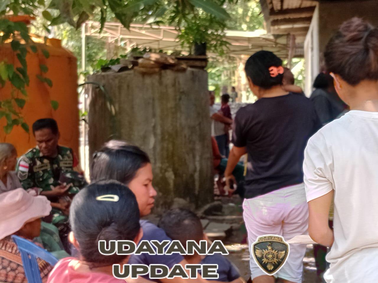 Babinsa Koramil 1627-03/Batutua Laksanakan Komsos dan Bantu Persiapan Acara Pernikahan Warga di Ne’e Mok