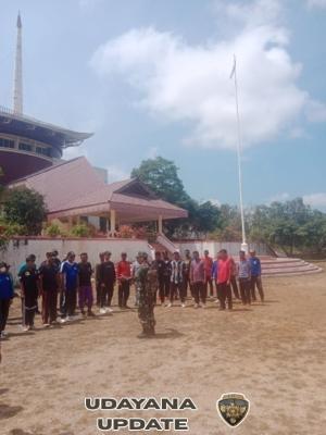 Plh Danramil Baa Berikan Materi PBB dan Pembinaan Karakter kepada Satpol PP Rote Ndao