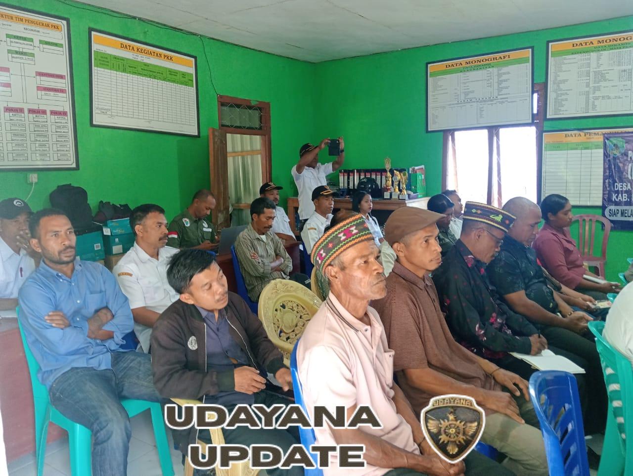 Merajut Cita-cita Desa, Babinsa Macang Pacar Dorong Partisipasi Warga di Musdes Pangga untuk Pembangunan 2026