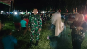 Babinsa Koramil 1628-04/Poto Tano Laksanakan Patroli Malam Jaga Kamtibmas