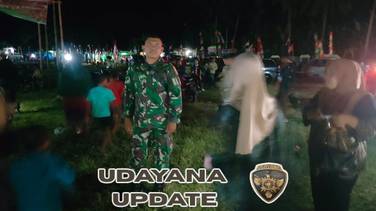 Babinsa Koramil 1628-04/Poto Tano Laksanakan Patroli Malam Jaga Kamtibmas