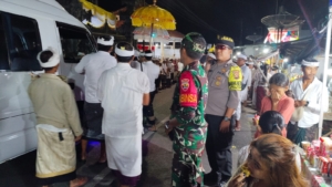 Peran Aktif Babinsa, Bhabinkamtibmas dan Pecalang Desa Depeha