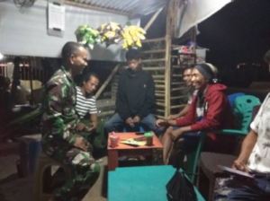 Sertu M Said Ajak Warga Desa Bolo Tingkatkan Silaturahmi dan Hindari Main Hakim Sendiri