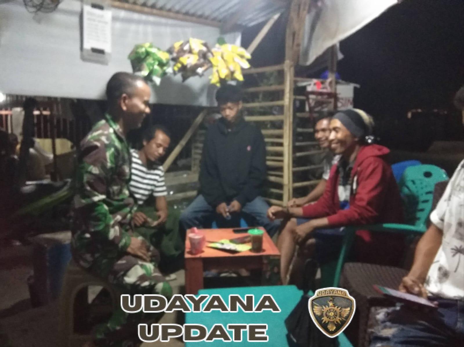 Sertu M Said Ajak Warga Desa Bolo Tingkatkan Silaturahmi dan Hindari Main Hakim Sendiri