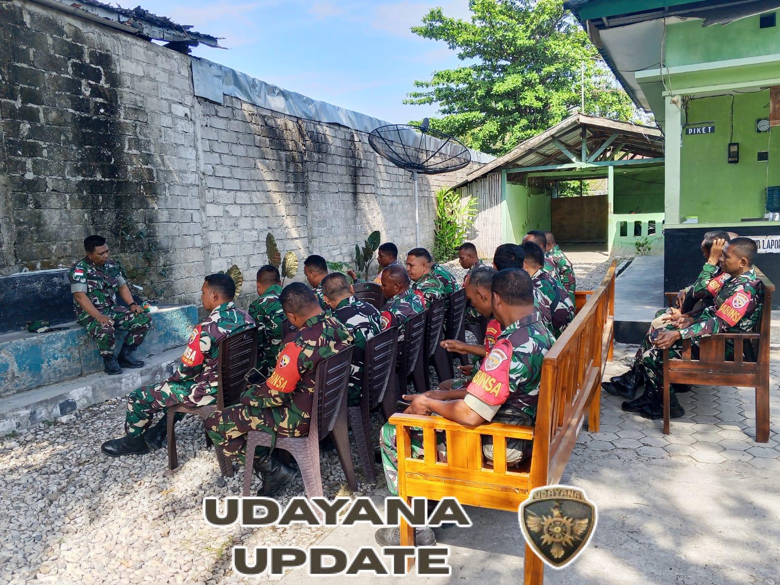 Perkuat Silahturahmi dan Kebersamaan, Koramil Betun Laksanakan Jam Komandan