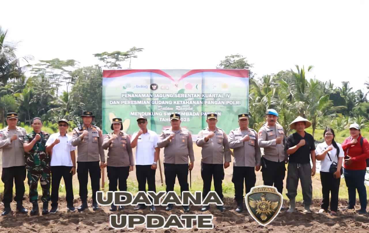 Sinergi Pemerintah, TNI, POLRI dan Masyarakat dalam Penanaman Jagung Serentak