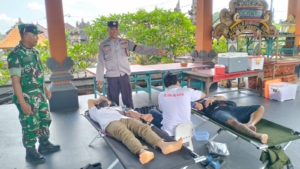 Sinergi Babinsa dan PMI Gianyar Wujudkan Kepedulian Sosial