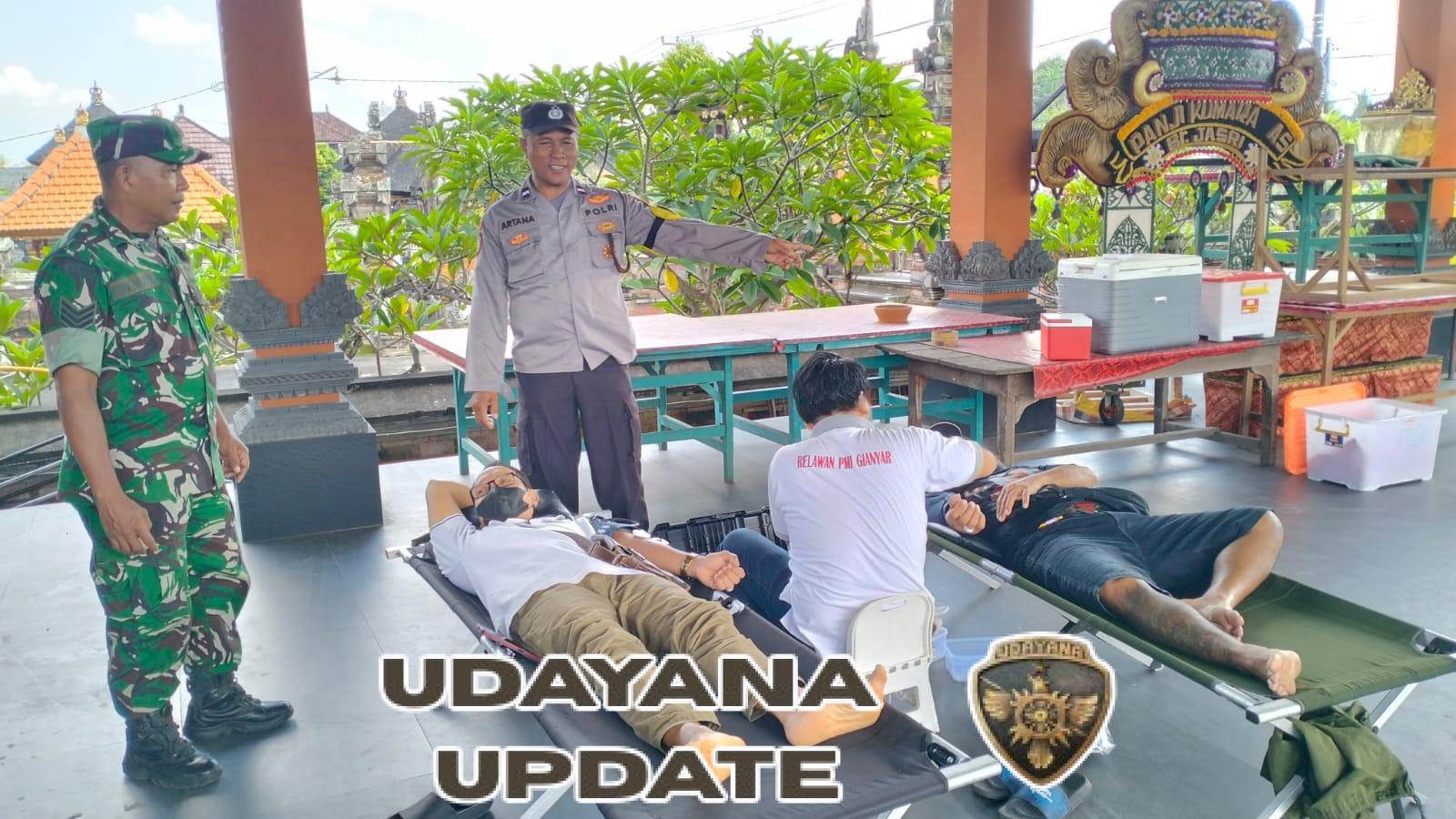 Sinergi Babinsa dan PMI Gianyar Wujudkan Kepedulian Sosial