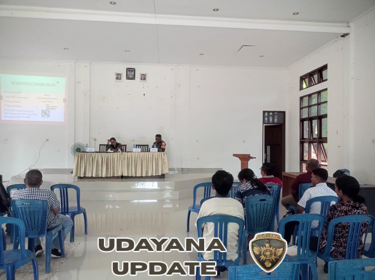 Babinsa Batutua Hadiri Lokakarya Mini Lintas Sektoral, Dukung Upaya Peningkatan Kesehatan Masyarakat