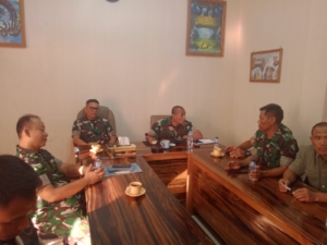 Kodim 1628/KSB Ikuti Vicon Pembahasan Tindak Lanjut PKS Revitalisasi Satuan Pendidikan Bersama Dirjen Dikdasmen dan TNI AD