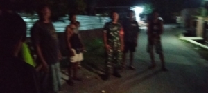 Ciptakan Lingkungan Aman dan Kondusif, Koramil 1607-09/Utan Intensifkan Patroli Rutin