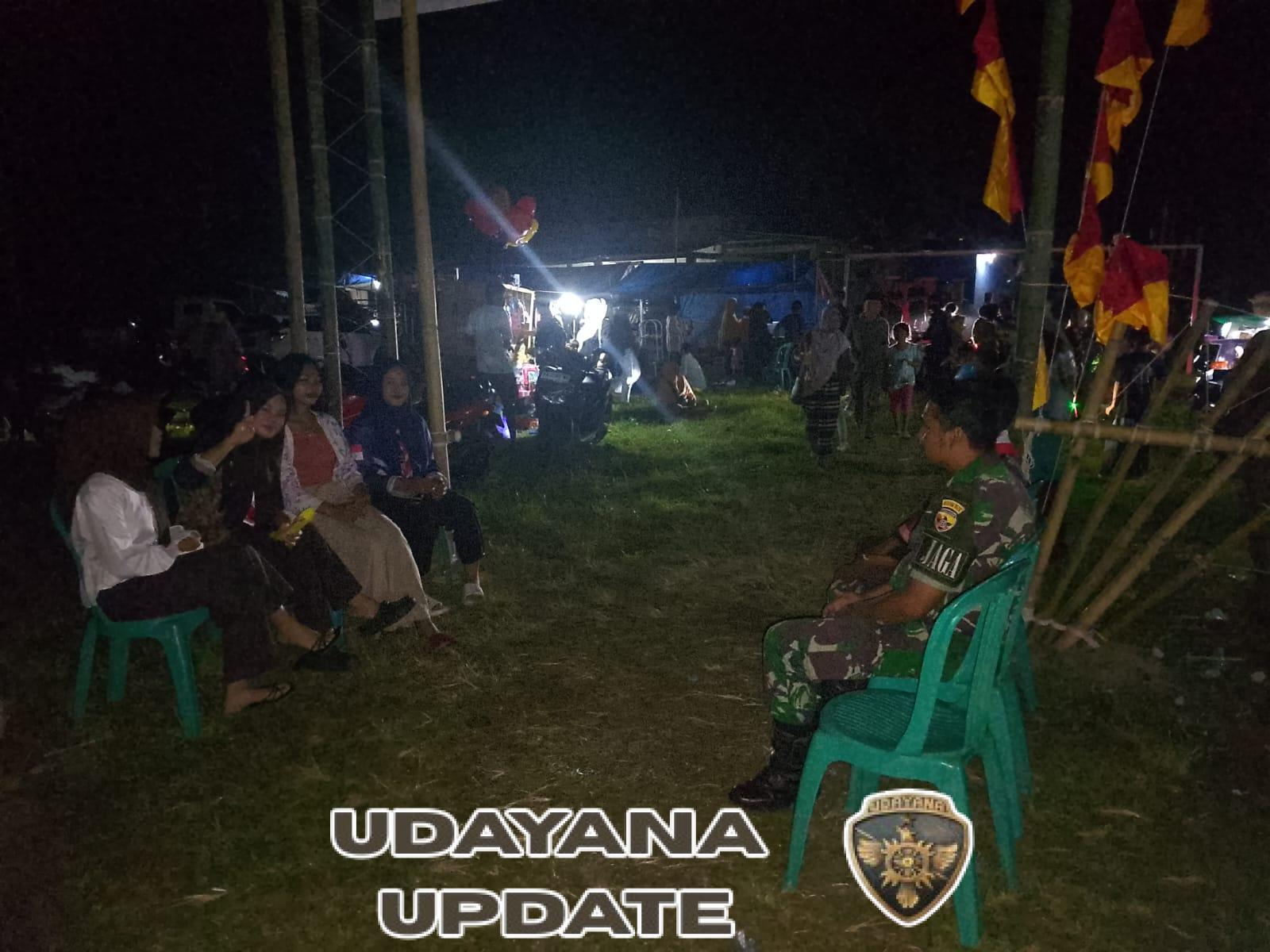 Babinsa Koramil 1628-04/Poto Tano Laksanakan Patroli Malam Jaga Kondusifitas Wilayah