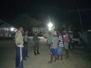 Apel Pengecekan Personil Siskamling di Mako Koramil Woha, Serma M. Ali Pimpin Langsungv