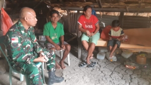 Babinsa Matasio Jalin Silaturahmi Lewat Komsos dengan Warga Binaan