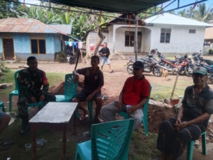 Praka Yofer Labage Ajak Warga Desa Detuena Jaga Ketertiban dan Kesehatan Lingkungan