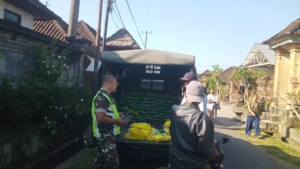 Koramil 1626-02/Susut Bersinergi dengan Perum Bulog Gelar Gerakan Pangan Murah, Bantu Ringankan Beban Warga