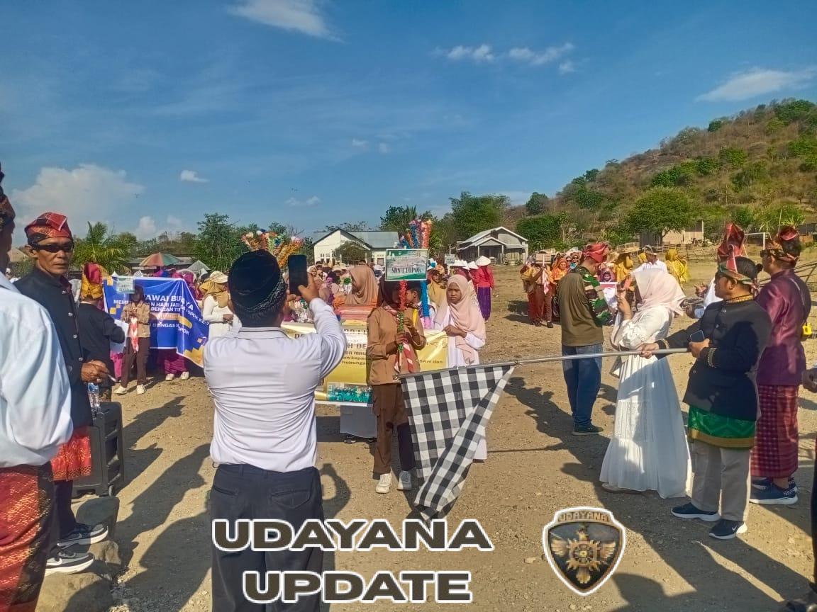 Semarak HUT Desa Lopok ke-74, Babinsa Turun Langsung Dampingi Warga