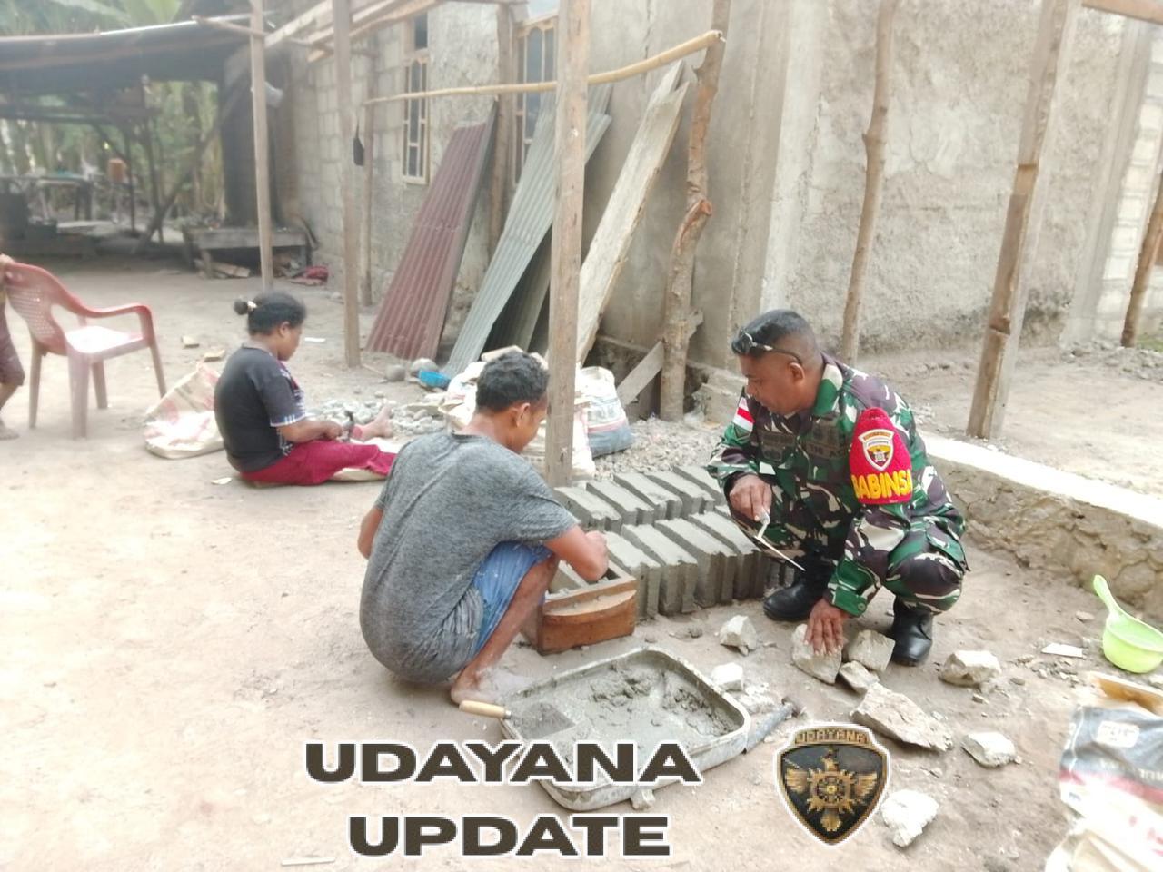 TNI dan Rakyat Bersatu, Babinsa Pandai Turun Langsung Bantu Warga Binaan