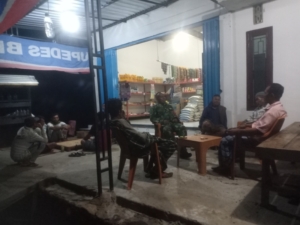 Sinergi Babinsa dan Pemerintah Desa Songgajah Perkuat Keamanan Warga