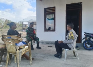 Jalin Silahturahmi, Babinsa dan Bhabinkamtibmas Komsos Dengan Masyarakat