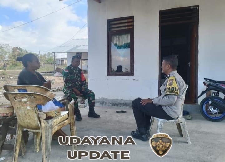 Jalin Silahturahmi, Babinsa dan Bhabinkamtibmas Komsos Dengan Masyarakat