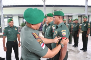 Kodim Kupang Gelar Laporan Korps Kenaikan Pangkat Personel