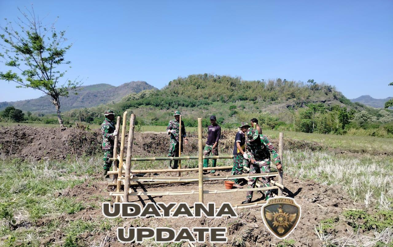 TMMD 126 Fokus Bangun Infrastruktur Air: Kodim 1625/Ngada Wujudkan Ketahanan Pangan di Desa Benteng Tawa