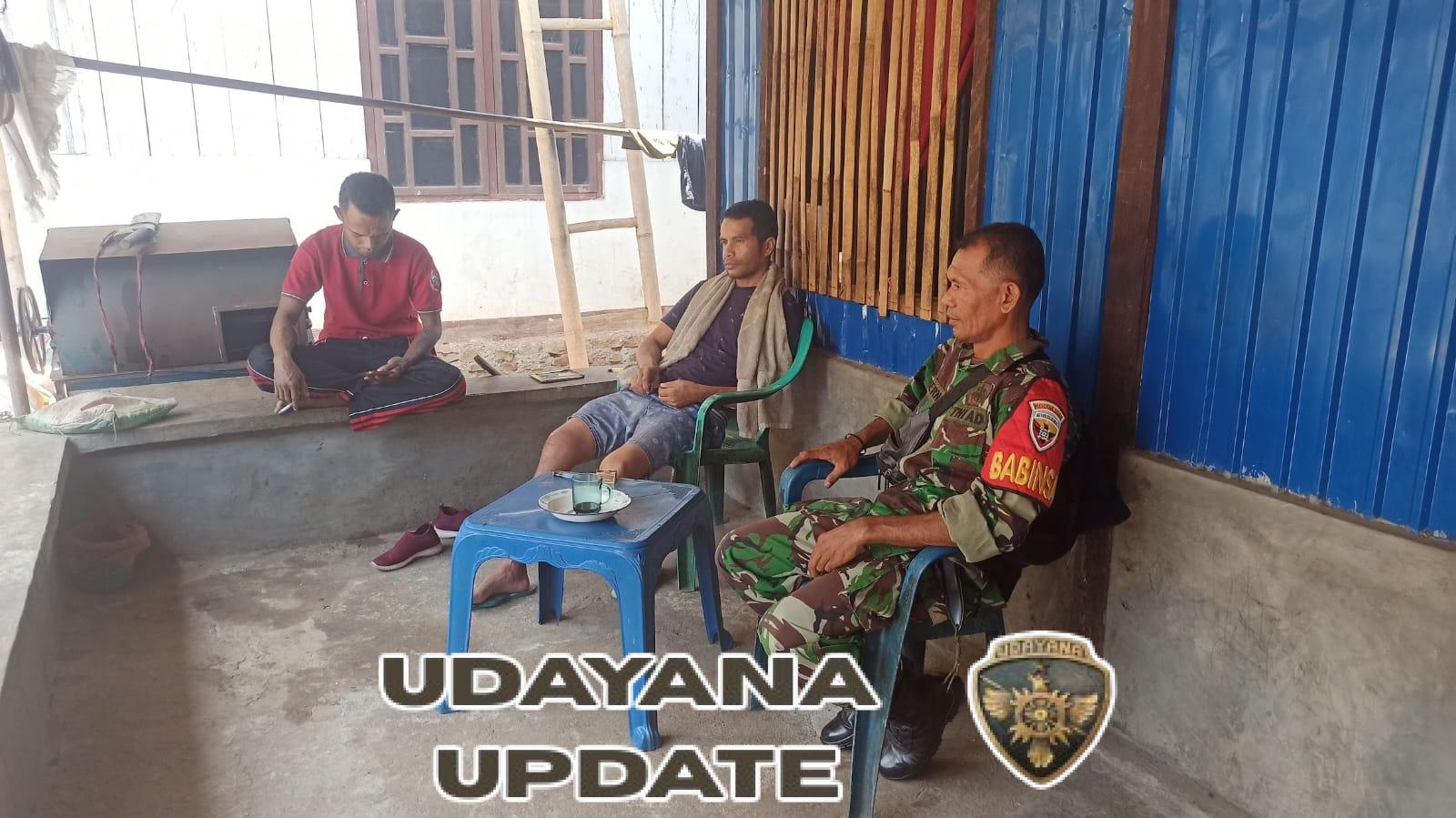 Serka Densius Berno Himbau Warga Jaga Kesehatan dan Keamanan di Tengah Cuaca Tak Menentu
