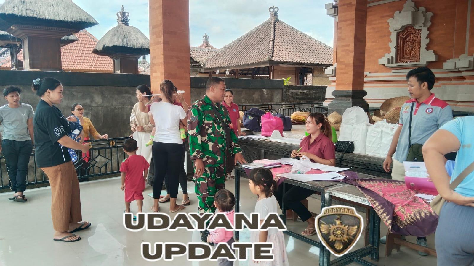 Sinergi Babinsa, Bhabinkamtibmas, dan Nakes Wujudkan Balita Sehat di Abianbase