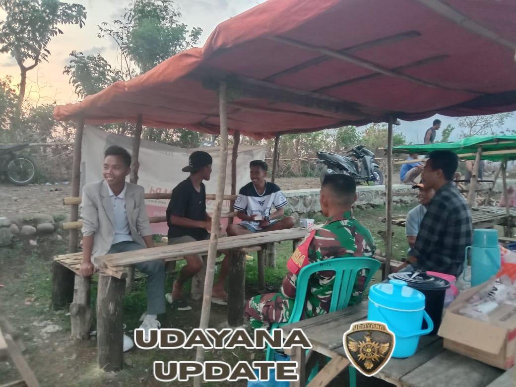 Babinsa Serakapi Ajak Warga Jaga Ternak dan Kamtibmas Desa