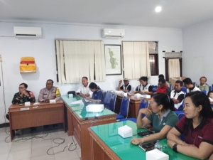 Babinsa Tihingan Hadiri Musyawarah Desa Perubahan APBdes