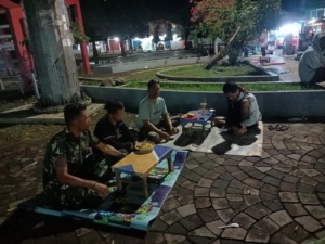 Kiprah Babinsa Serda Taufikurahman, Patroli Malam Demi Rasa Aman Masyarakat