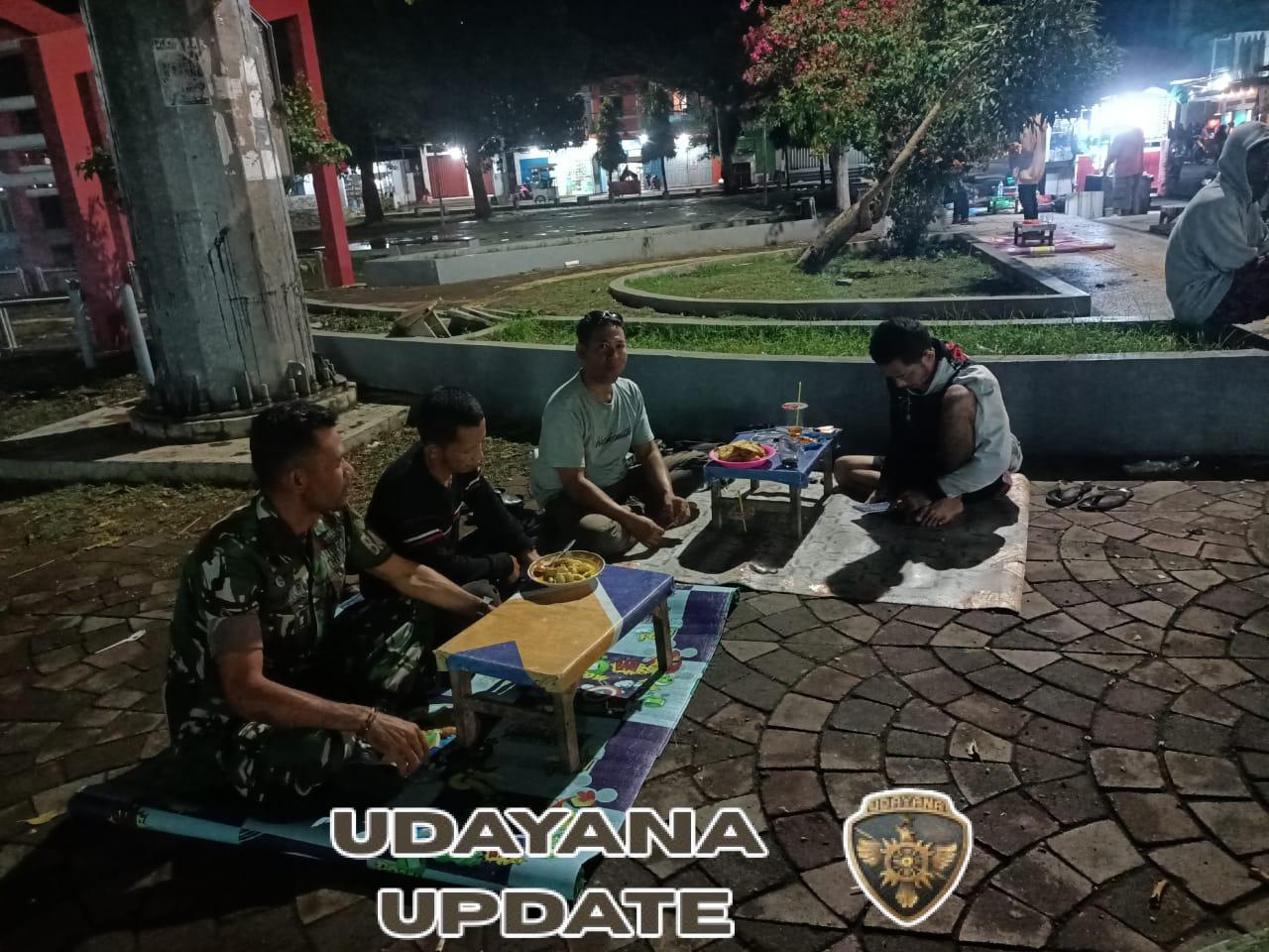 Kiprah Babinsa Serda Taufikurahman, Patroli Malam Demi Rasa Aman Masyarakat