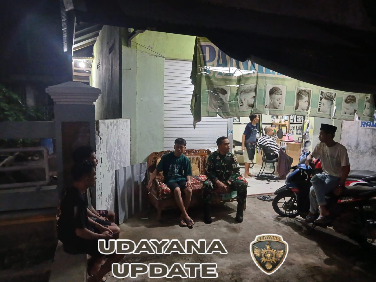 Kopda Abdul Halik Ajak Warga Sekongkang Jaga Keamanan Lingkungan