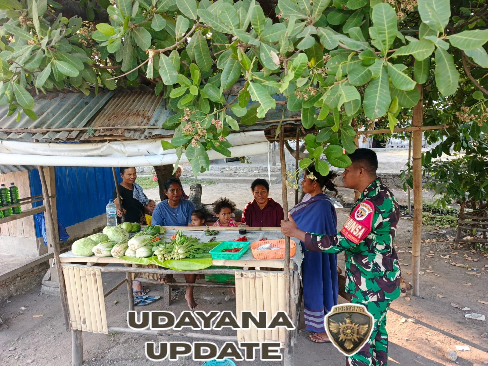 Babinsa Koramil Maurole Aktif Laksanakan Komsos dan Pamwil di Desa Kanganara