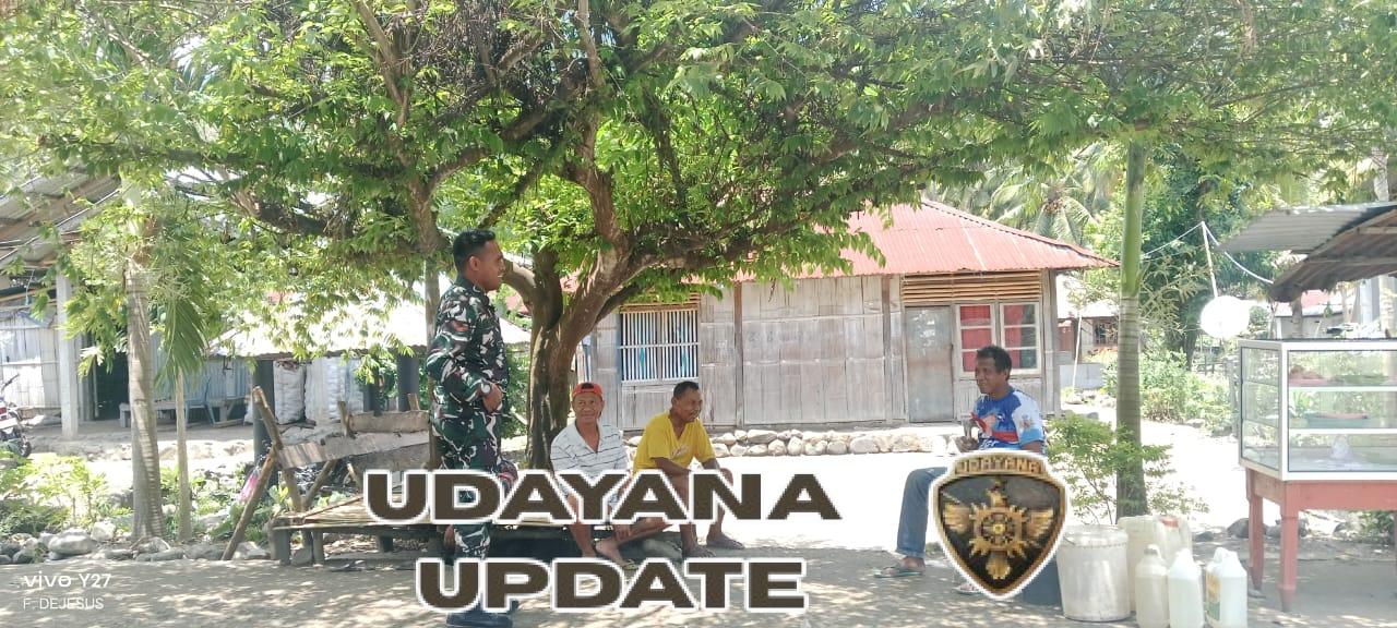 Babinsa Kodim 1602/Ende Tingkatkan Keamanan dan Kebersihan di Desa Hobatuwa