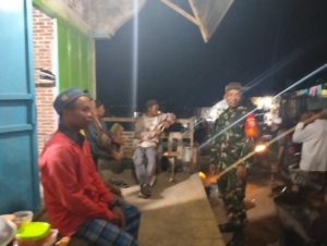 Keamanan Wilayah Soromandi Terjaga Lewat Patroli Malam Koramil Donggo