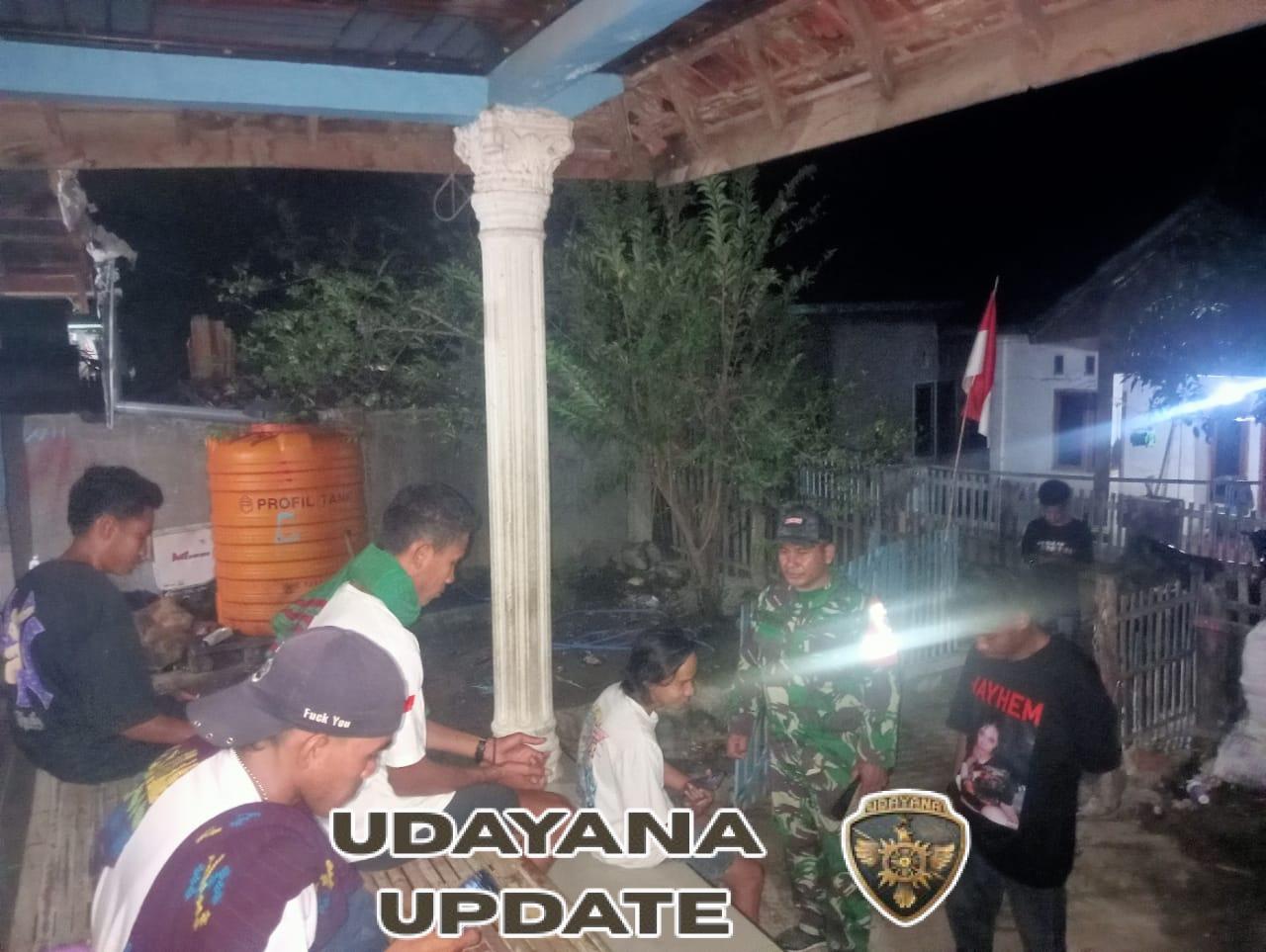 Sertu Nurdin Imbau Warga Sambane Hindari Judi, Narkoba, dan Miras