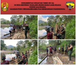 Hari Ke-5 TMMD Ke-126, Progres Bendungan Panondiwal Capai 21 Persen