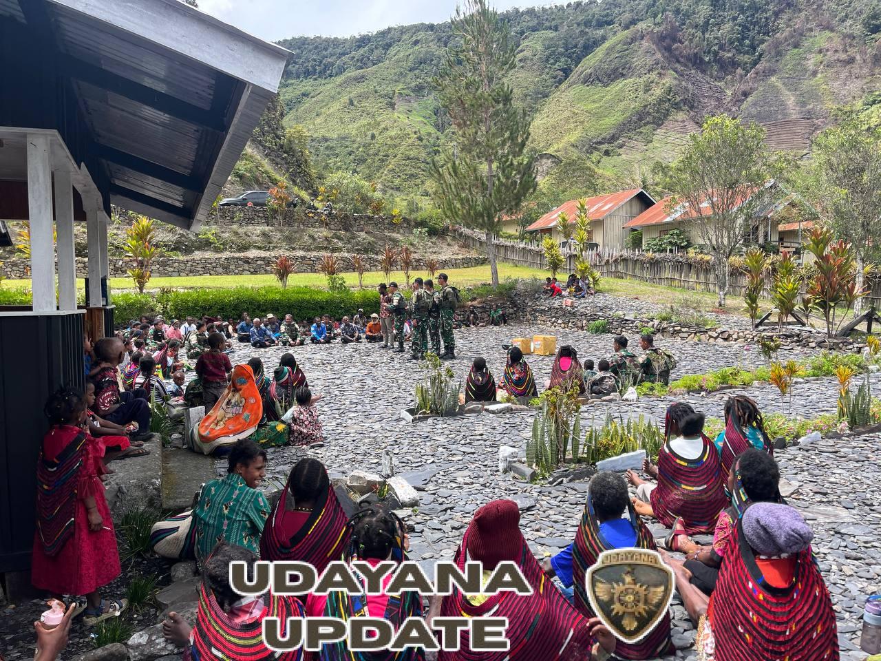 Satgas Yonif 743/PSY Hadirkan Berkat dan Harapan Baru di Tanah Puncak Jaya