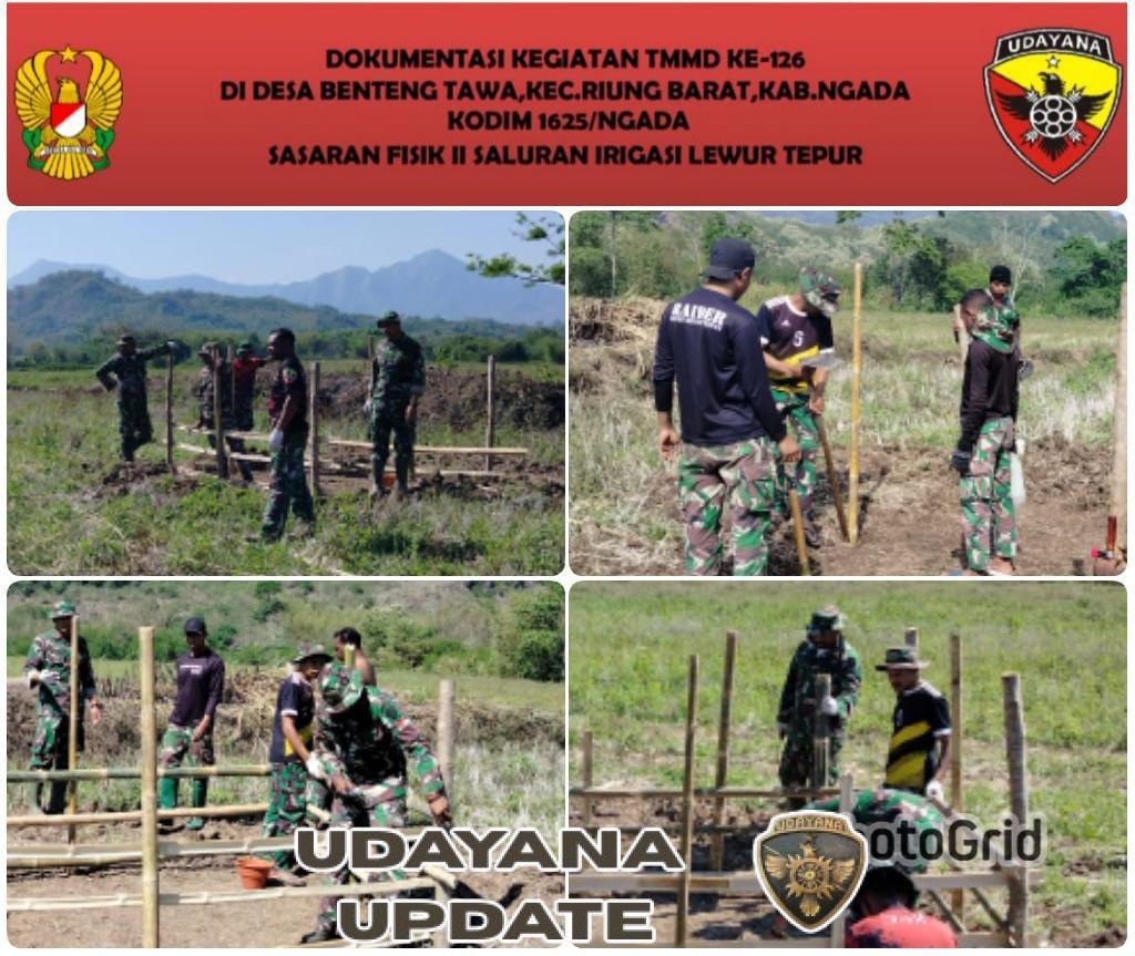 Hari ke-5 TMMD Ke-126 Kodim 1625/Ngada, Pembuatan Penampung Air Pu’un Keo Capai 21 Persen